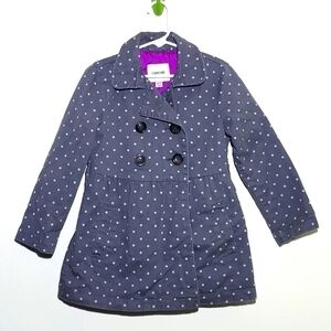 Cherokee Lined Polka Dot Jacket Coat XS